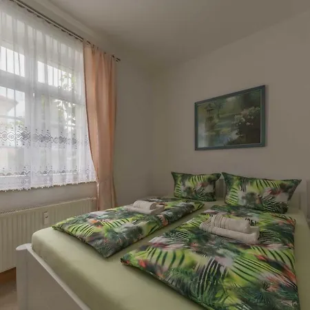 Daire Zentrale Ferienwohnung In Gruna Im Dg
